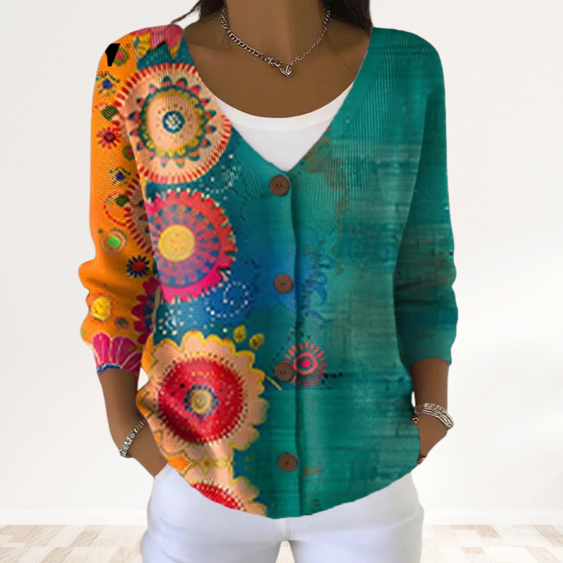 Eliavelle - Soft Winter Sweater with Elegant V-Neck