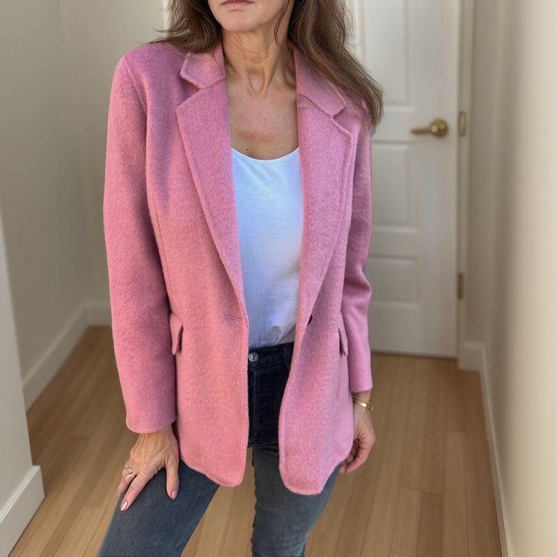 Leandra™ - Soft button-down blazer