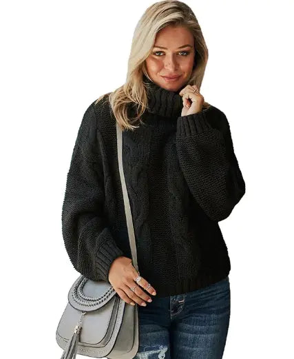 Clemence Luce - Women's Turtleneck Sweater, Style and Warmth