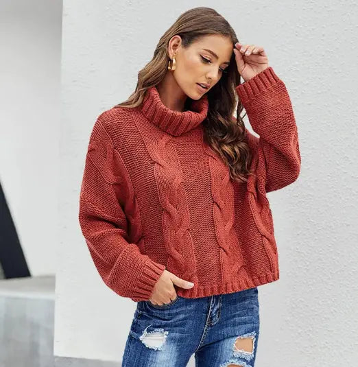Clemence Luce - Women's Turtleneck Sweater, Style and Warmth