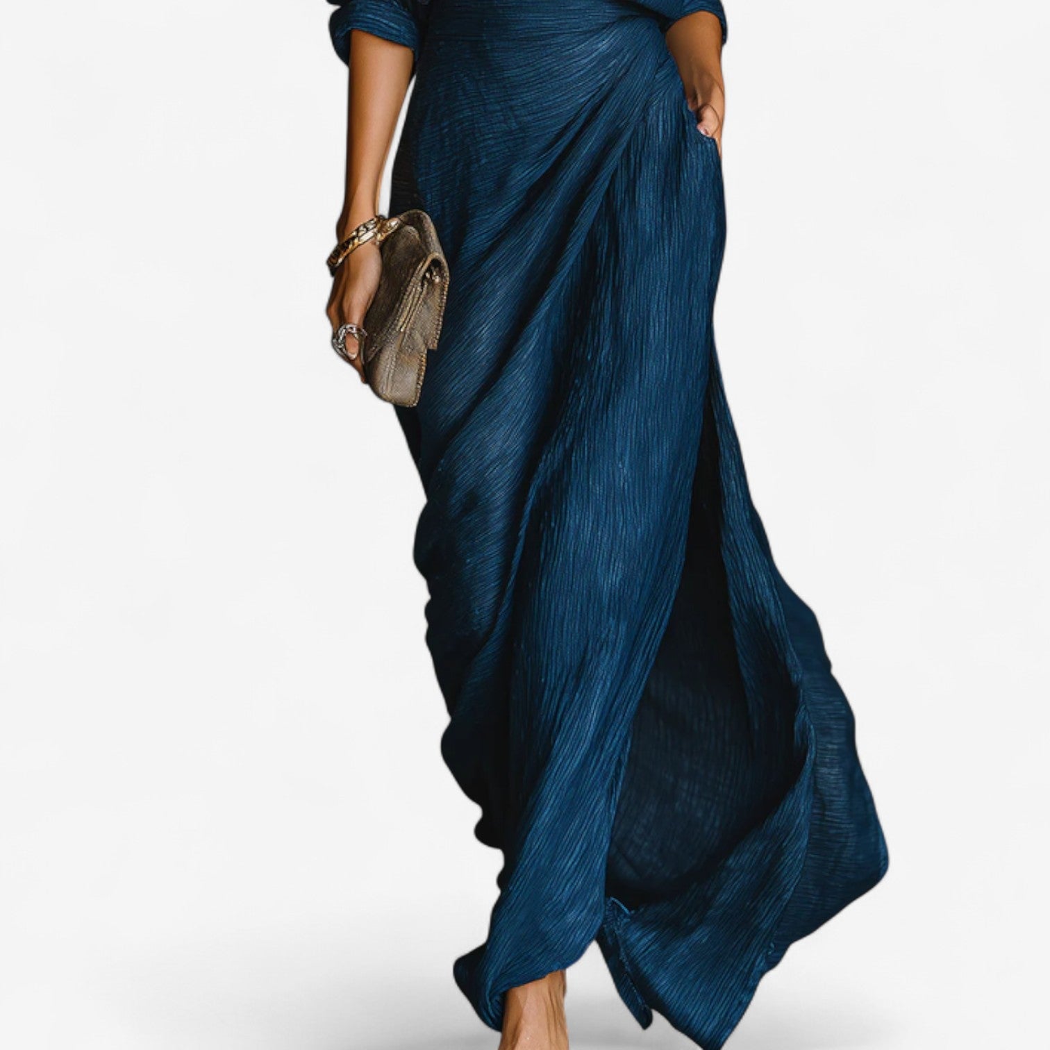 Tavianne - Elegant Maxi Ocean Dress for Women