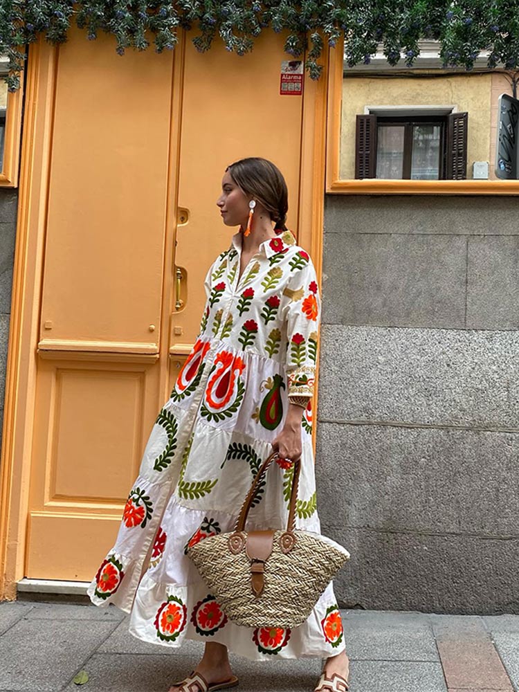 Avino - Elegant and Versatile Long Dress for Summer