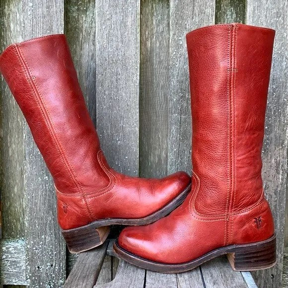 Marivellea - Retro Leather Boots for Women