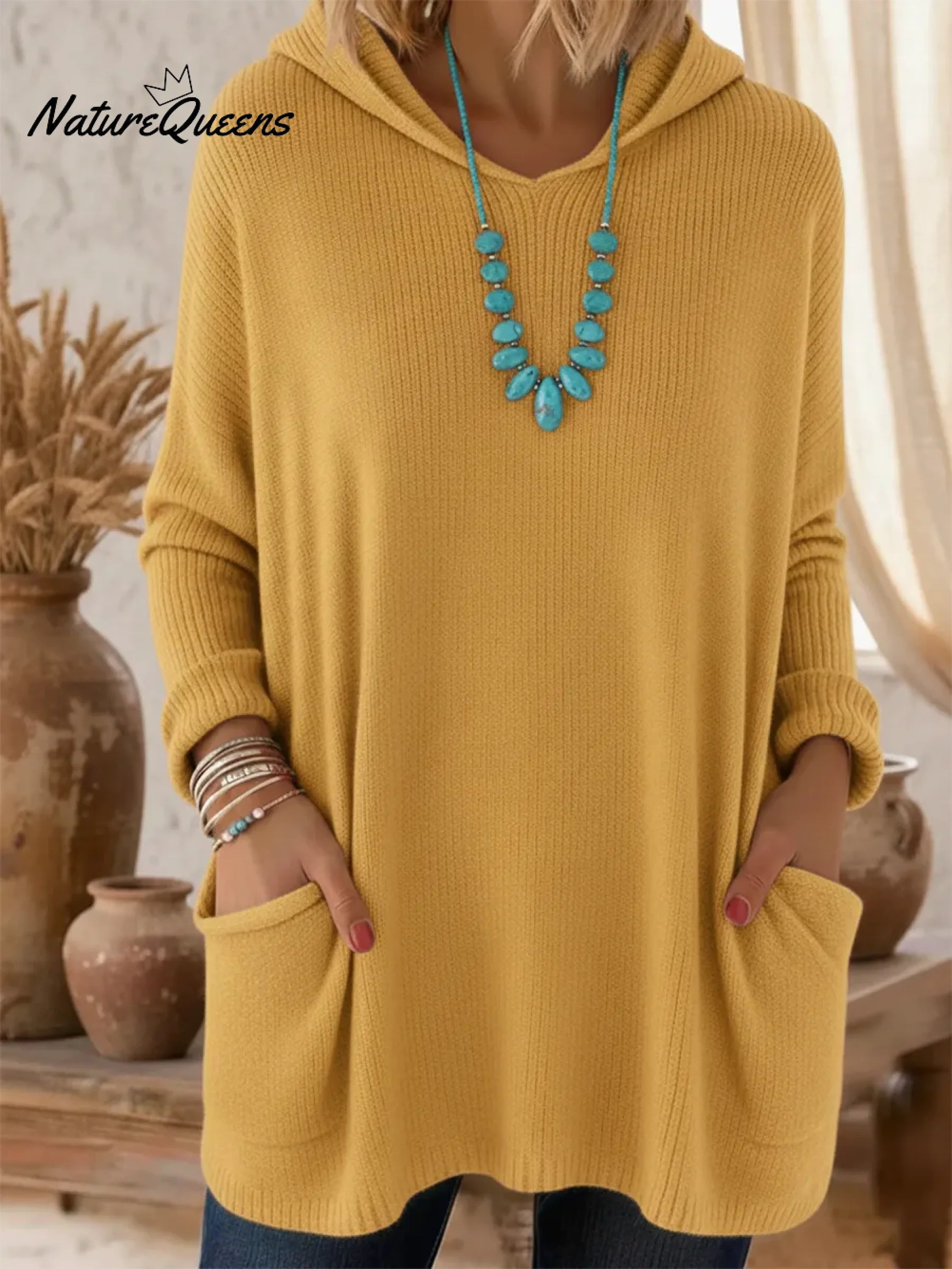 Fioranelle - Soft Hoodie Jumper with Pockets