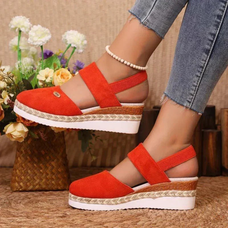 Lioraelle - Orthopaedic Sandals with Platform, Ventilated and Casual
