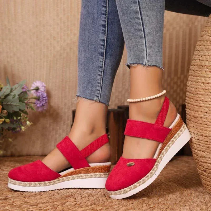 Lioraelle - Orthopaedic Sandals with Platform, Ventilated and Casual