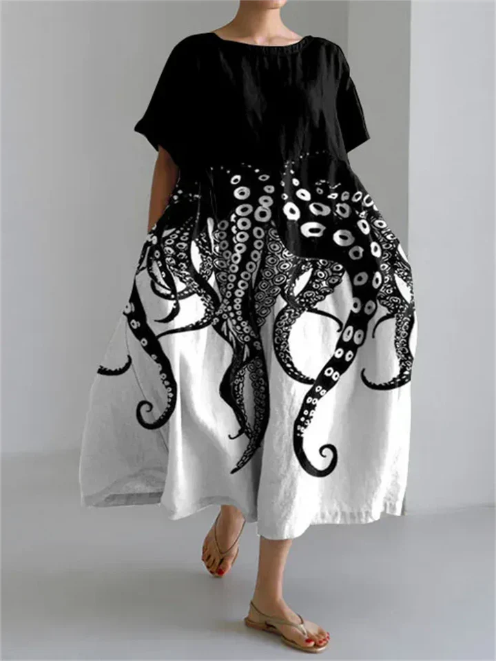 Gwenelle - Floral flowing maxi dress for summer