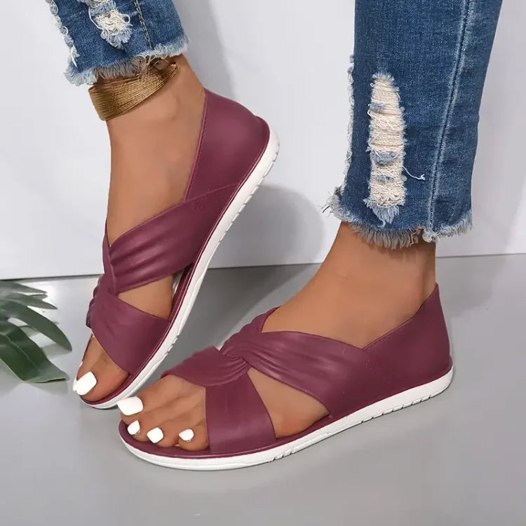 Florinda - Comfortable bow tie sandals for women