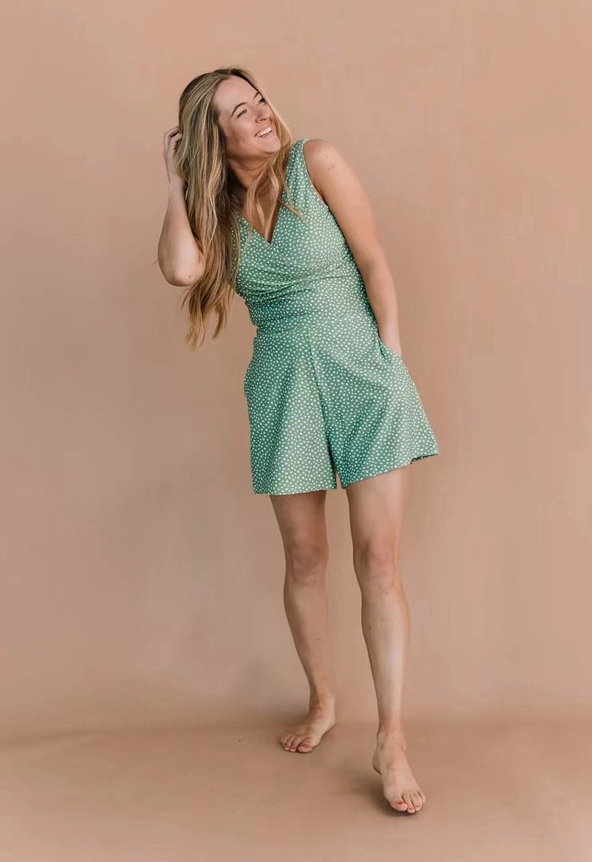 Melisande - Swimsuit with ruffles and integrated bra