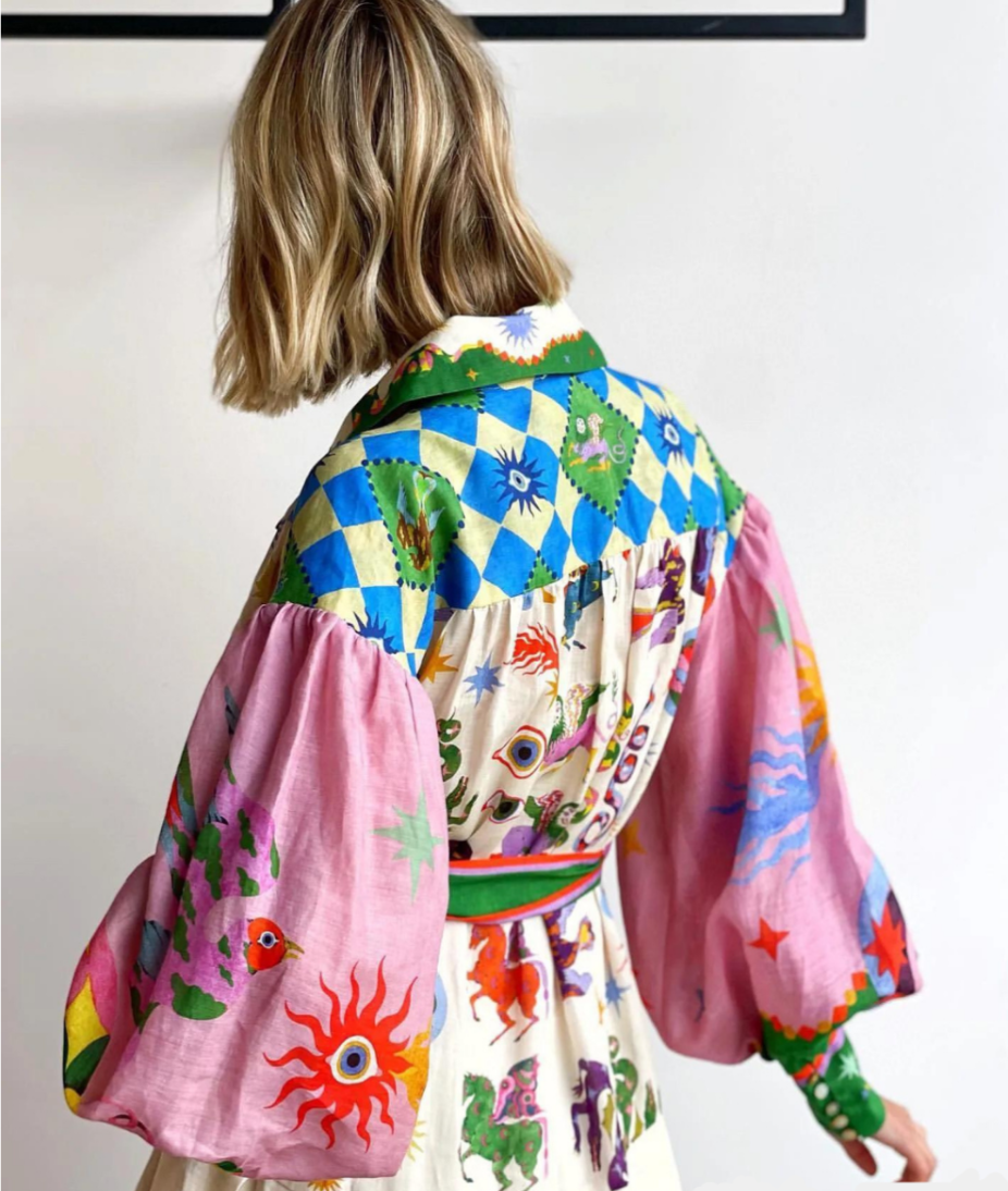 Sorel - Chic Dress with Bright and Colorful Patterns