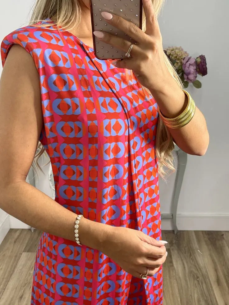 Nerola - Geometric Printed Two-Piece Set