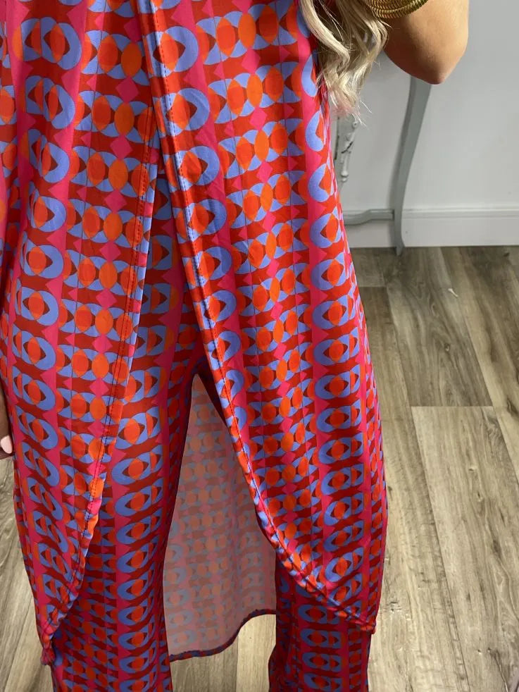Nerola - Geometric Printed Two-Piece Set