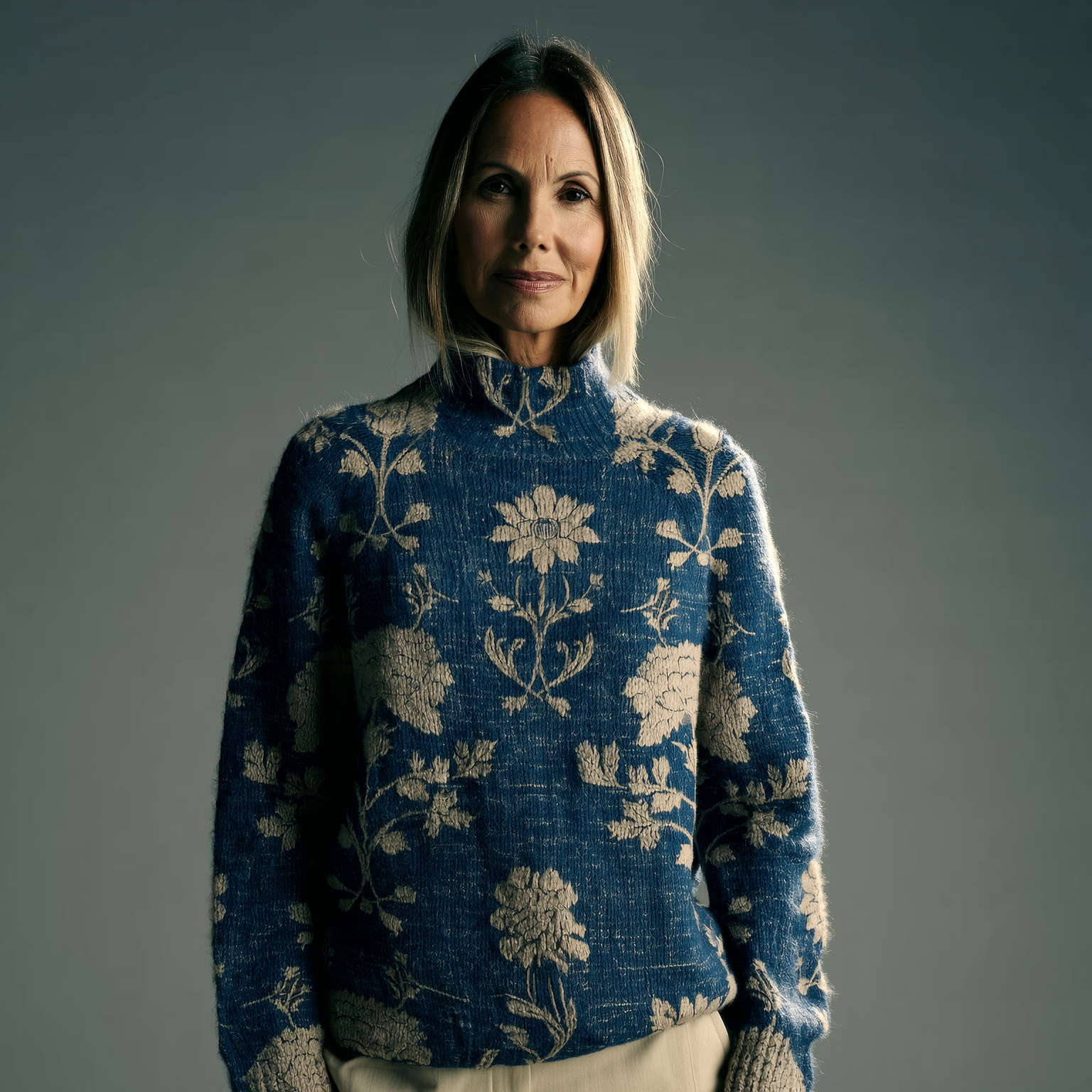 Luneliae - Warm and Elegant Roll Neck Jumper