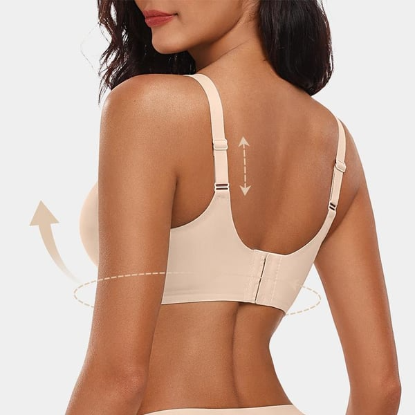Fiorella -Seamless Scalloped Push-Up Bra