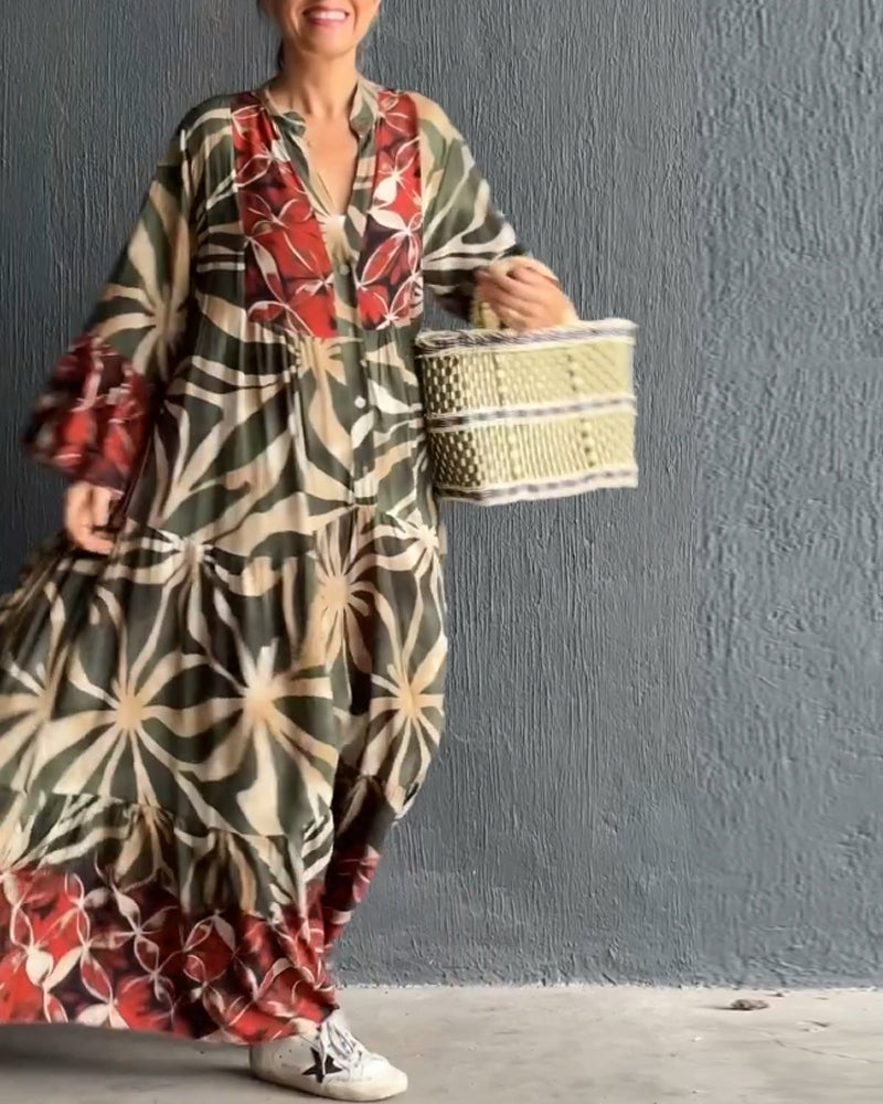 Anika™ - casual printed vacation dress