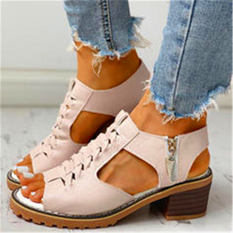 Gwenora - Women's orthopedic block-heel sandals