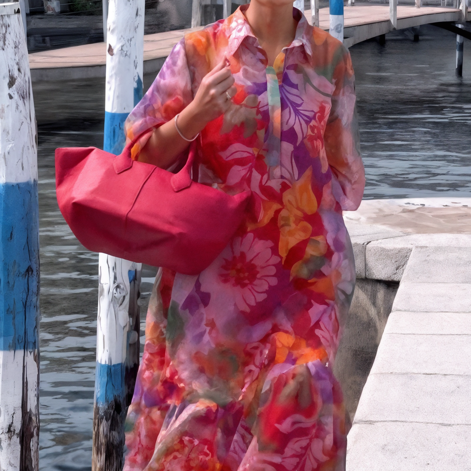 Lunaria™ - Trendy Chiffon Dress