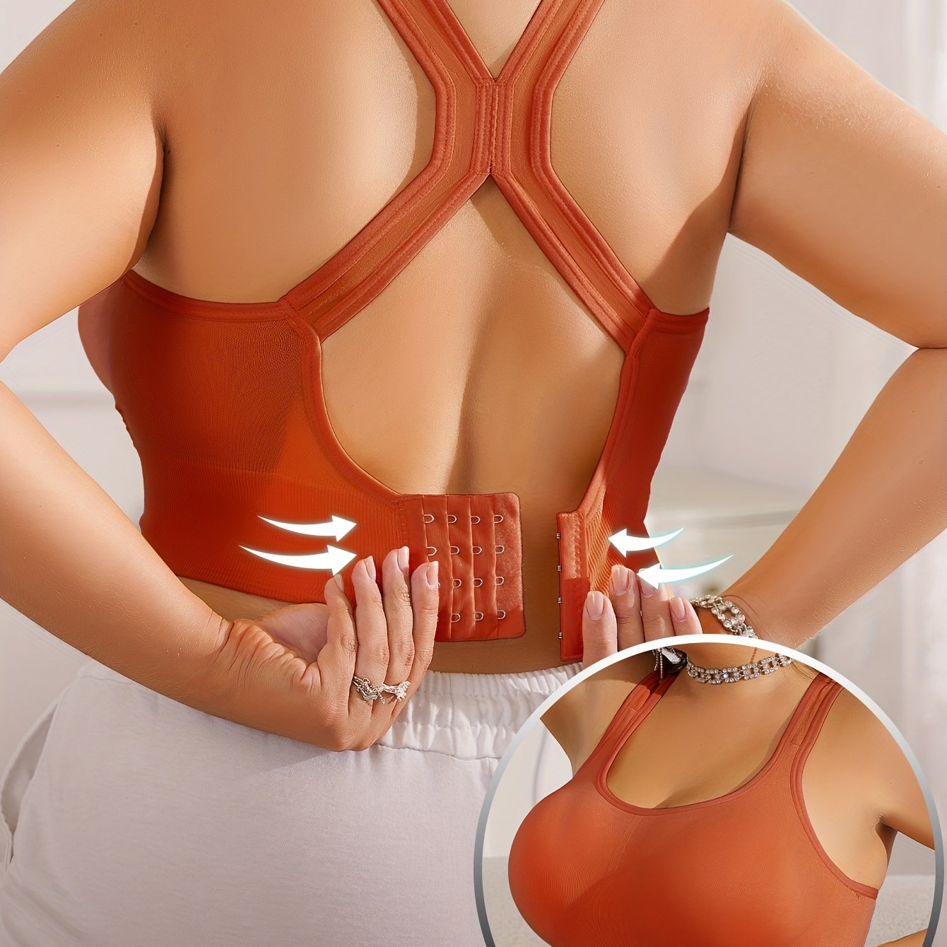 Vittoria™ - Plus Size Sportbeha met Verwijderbare Pads en Verstelbare Bandjes