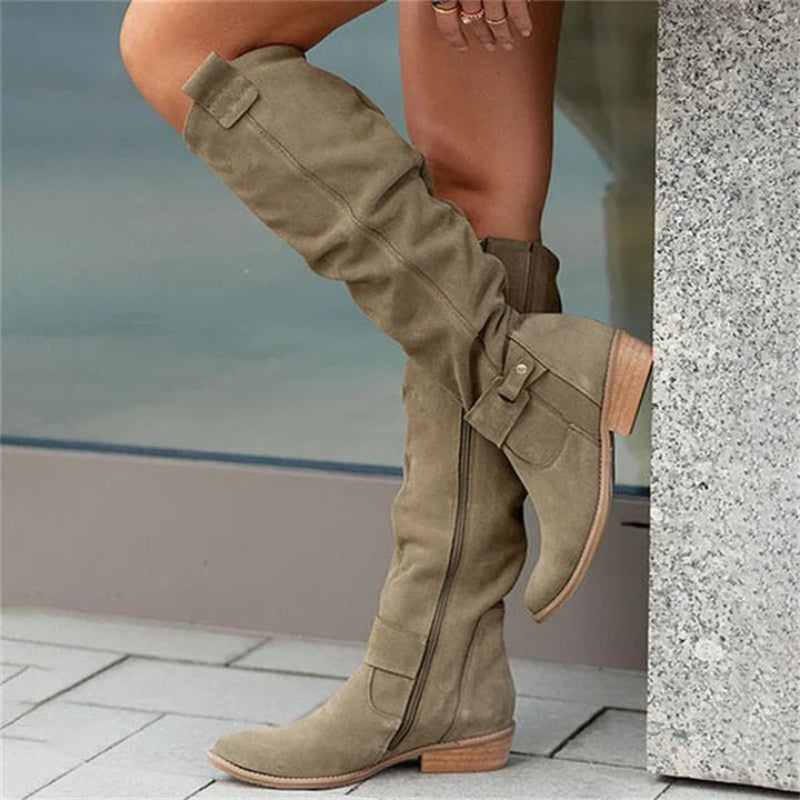 Sorcha - Women's Suede Over-The-Knee Boots | Ideal for Autumn/Winter