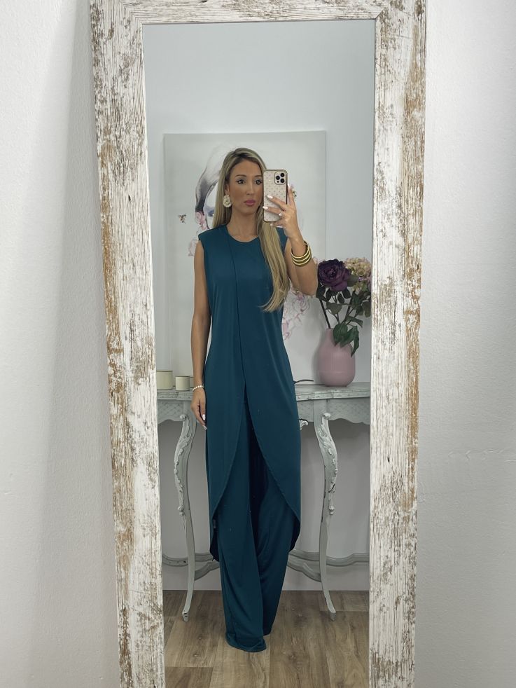 Sela – Elegante Fally Co-ord Set: Top + Rok