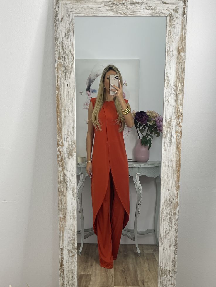 Sela – Elegante Fally Co-ord Set: Top + Rok