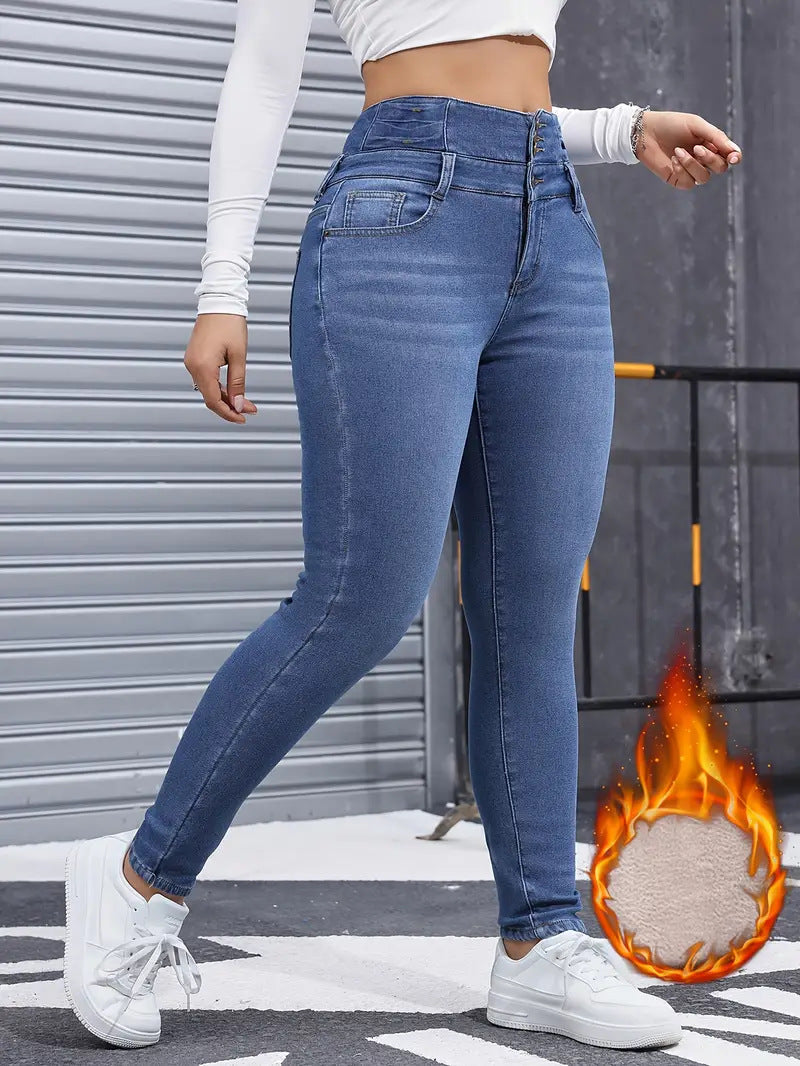 Dorinavia - ComfortFit Thermal Jeans