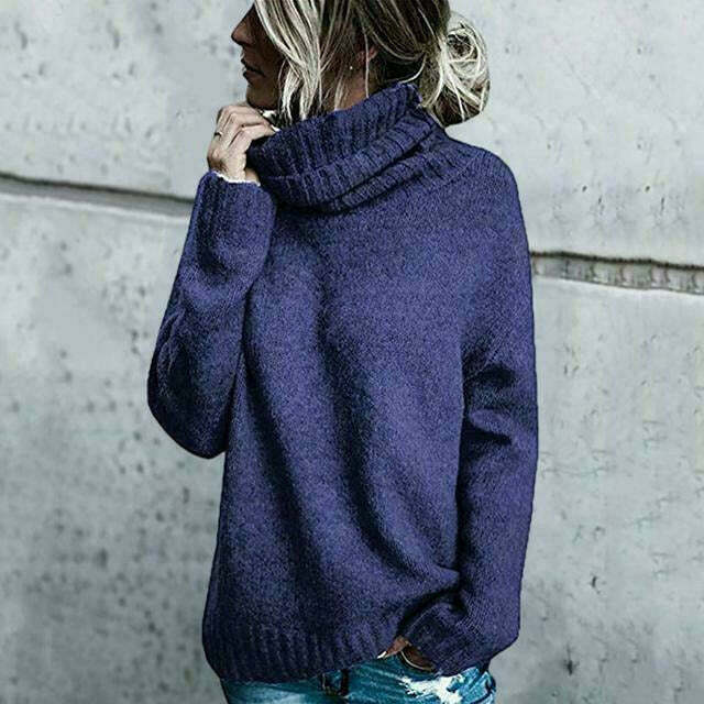 Loveday - Oversized Turtleneck Sweater for Women | Great for Casual Days