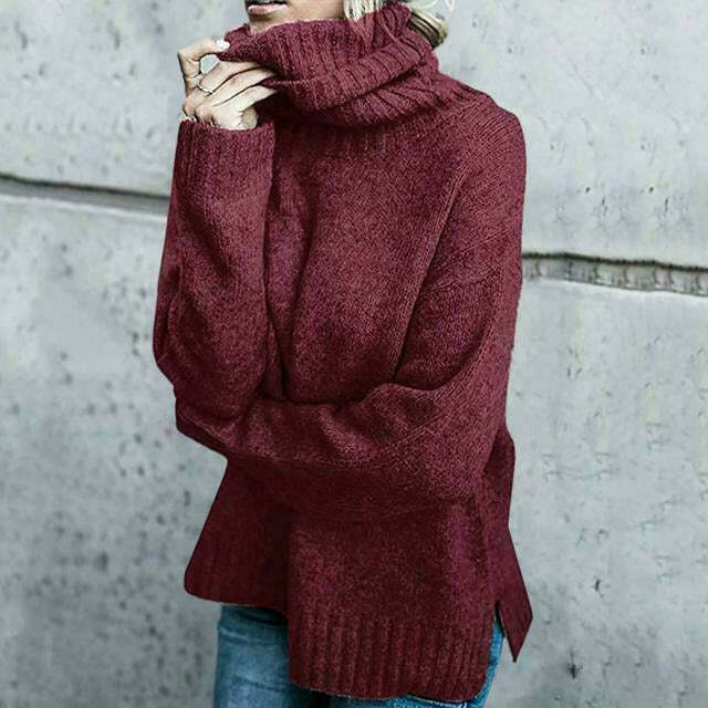 Loveday - Oversized Turtleneck Sweater for Women | Great for Casual Days