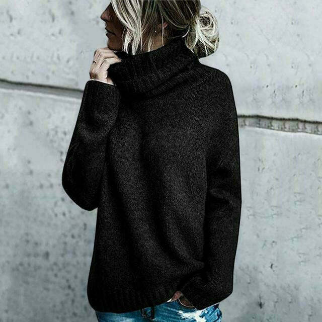 Loveday - Oversized Turtleneck Sweater for Women | Great for Casual Days