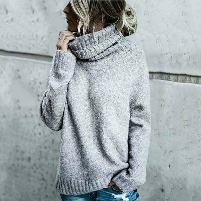 Loveday - Oversized Turtleneck Sweater for Women | Great for Casual Days