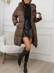 Oralindrea - Lightweight and Elegant Winter Coat with Hood
