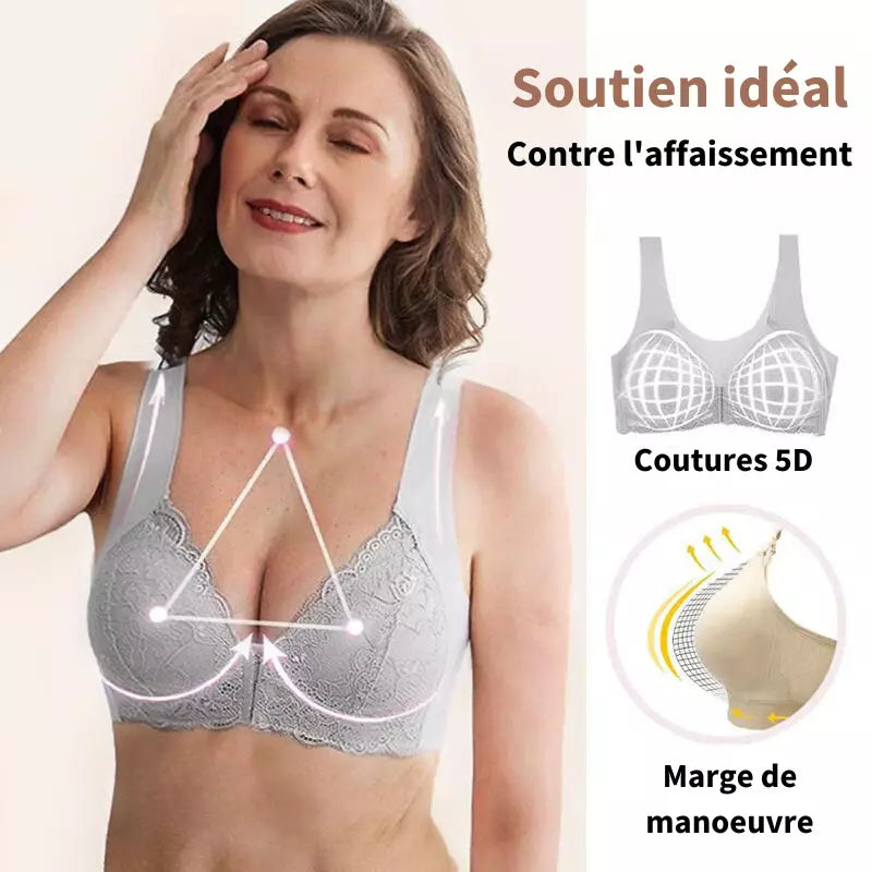 Cira - Wireless bra with front closure (pack of 3)