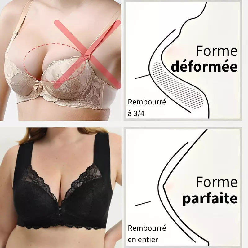 Cira - Wireless bra with front closure (pack of 3)