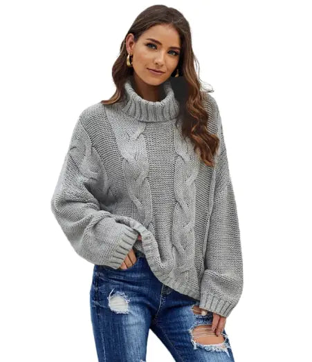 Clemence Luce - Women's Turtleneck Sweater, Style and Warmth
