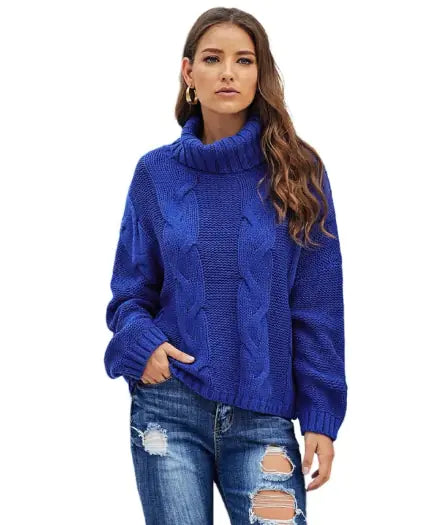 Clemence Luce - Women's Turtleneck Sweater, Style and Warmth