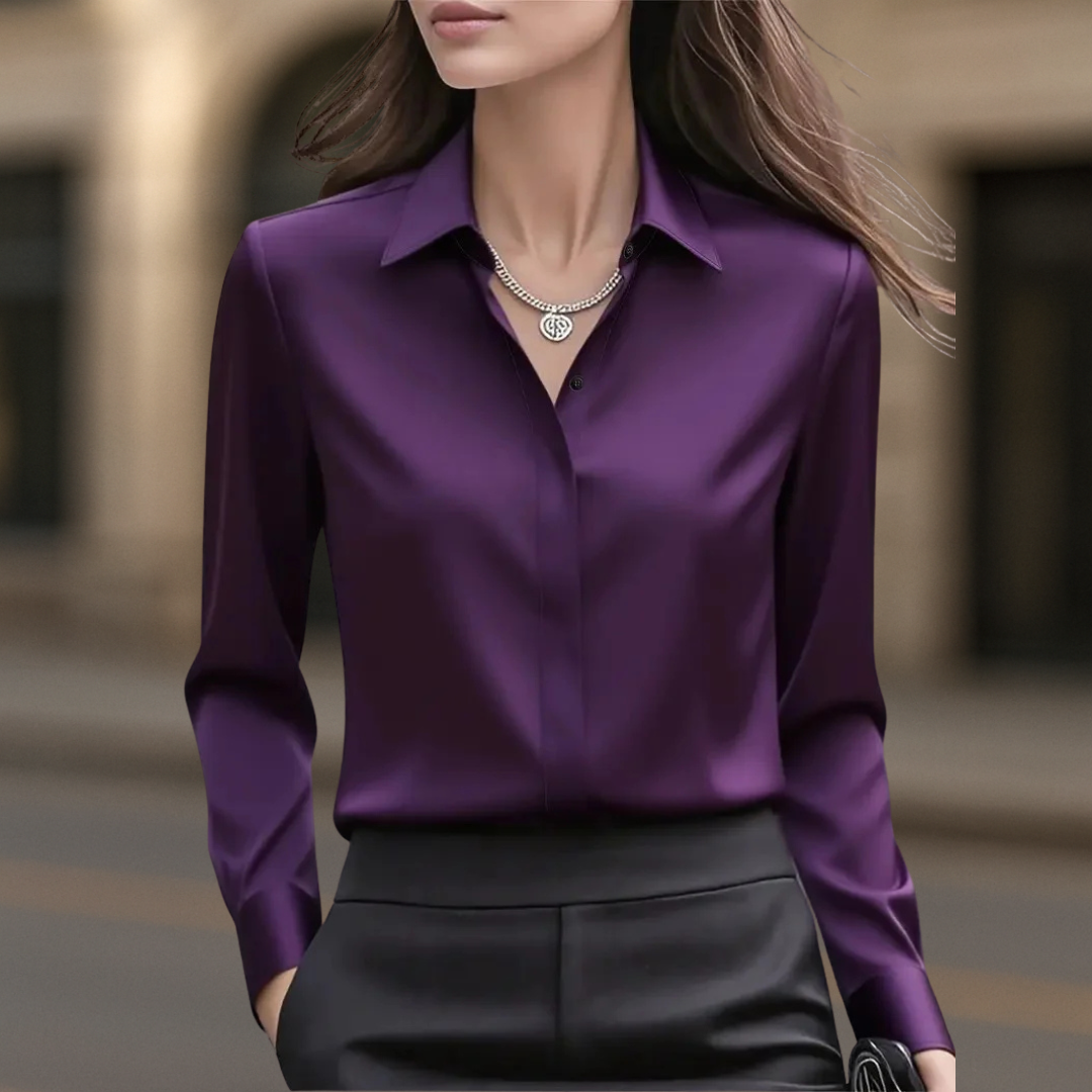 Amelisse - Chic and Timeless Button-Up Blouse for Women