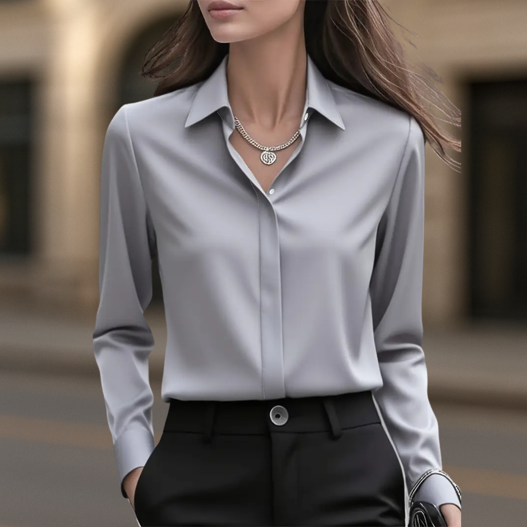 Amelisse - Chic and Timeless Button-Up Blouse for Women