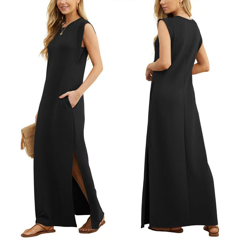 Soline - Sleeveless Summer Maxi Dress