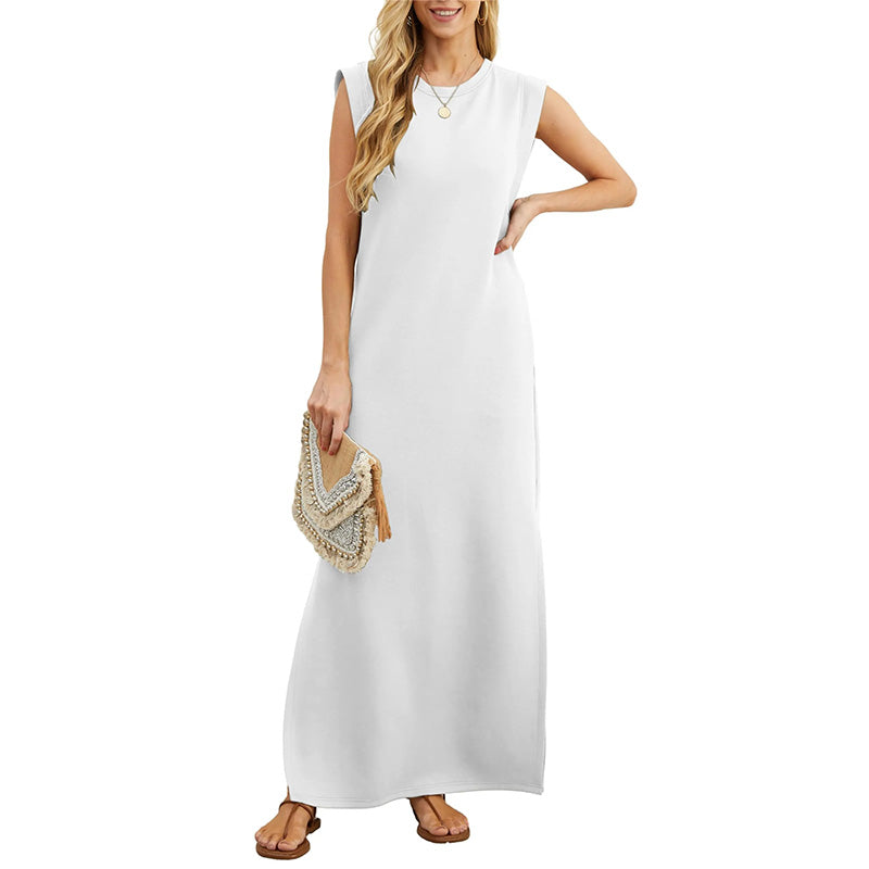 Soline - Sleeveless Summer Maxi Dress