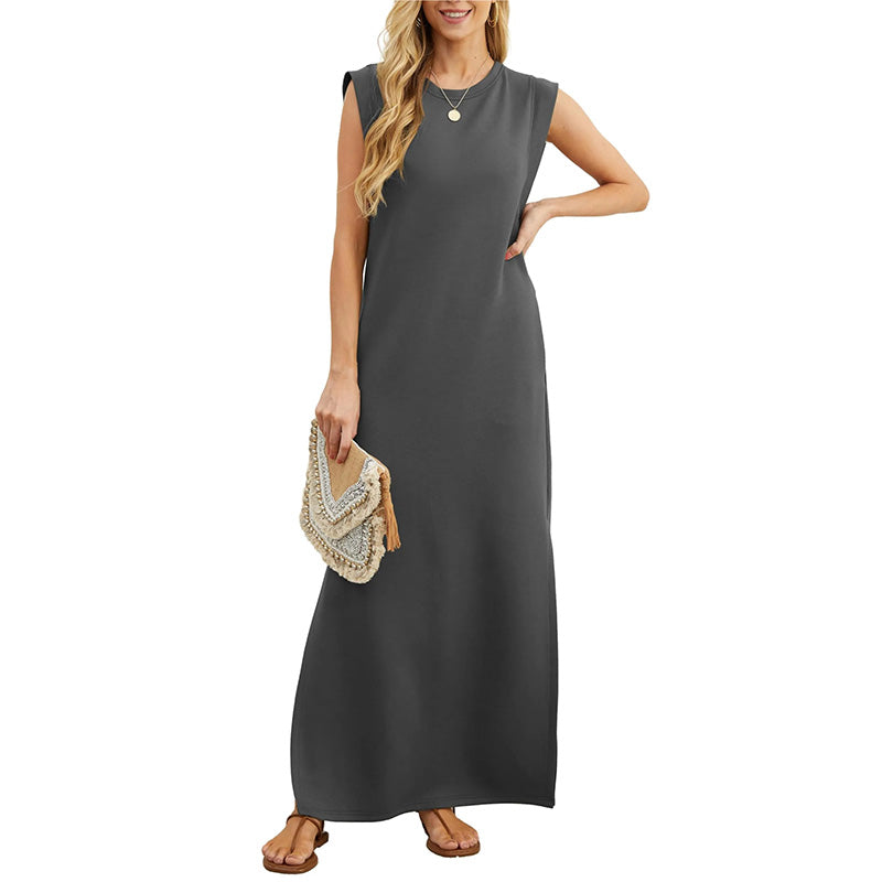Soline - Sleeveless Summer Maxi Dress