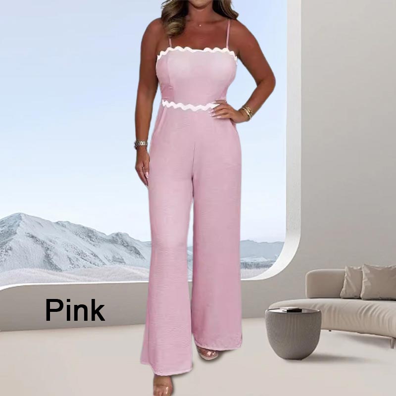 Ismera - Stylish strappy jumpsuit with built-in bra