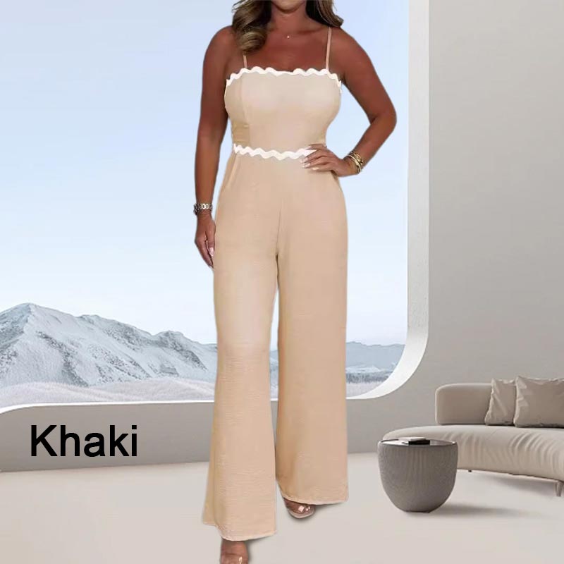Ismera - Stylish strappy jumpsuit with built-in bra
