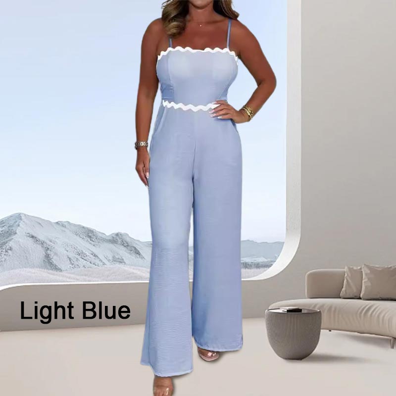 Ismera - Stylish strappy jumpsuit with built-in bra
