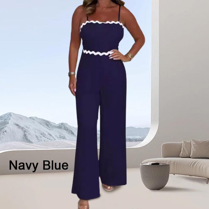 Ismera - Stylish strappy jumpsuit with built-in bra