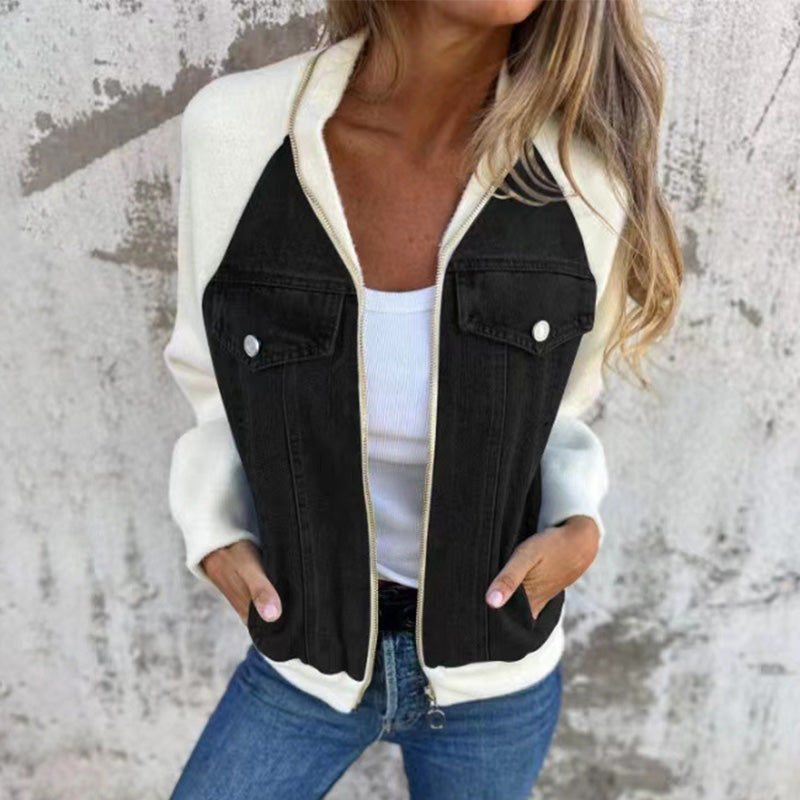 Lilia™ - Seaicéad Zip Déinim