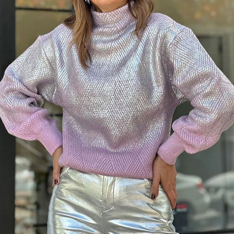 Brielle - Trendy Turtleneck Sweater for Women