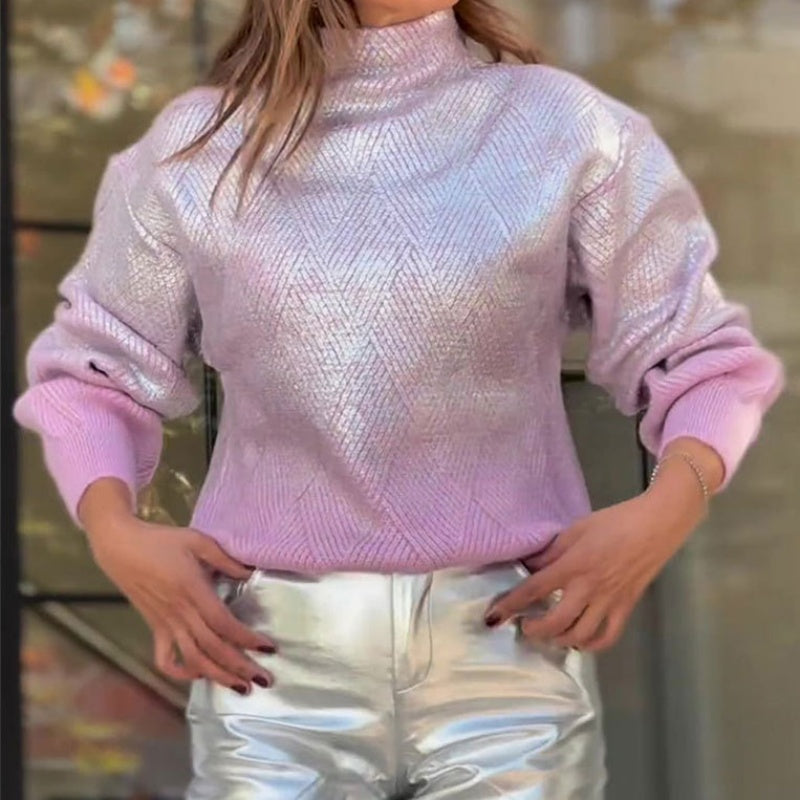Brielle - Trendy Turtleneck Sweater for Women
