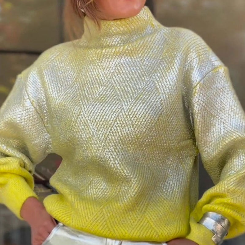 Brielle - Trendy Turtleneck Sweater for Women