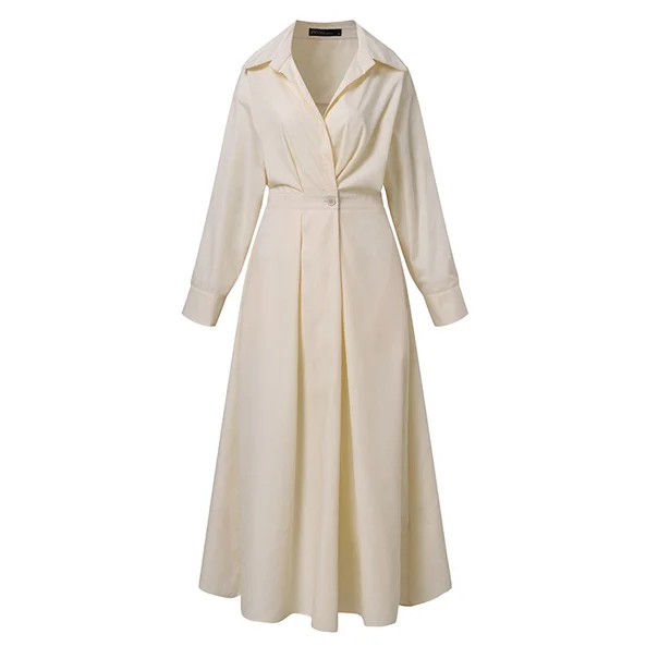 Barbe™ - Long Cotton Linen Maxi Dress