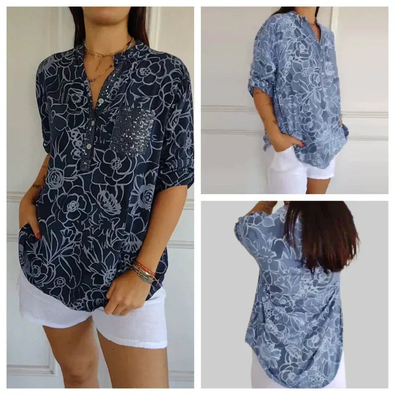 Maja - Women's printed shirt